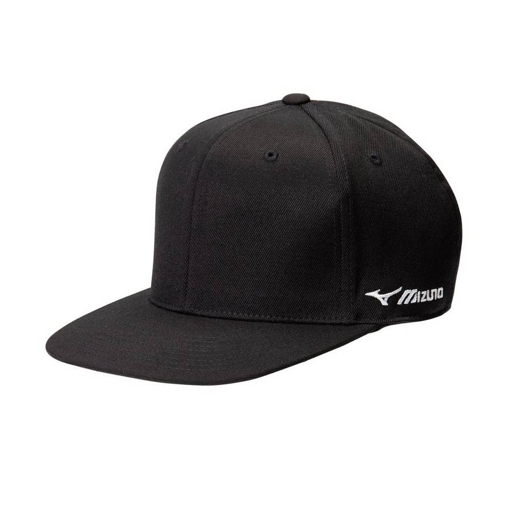 Damske Čiapky Mizuno Team Snapback Čierne Vypredaj USAC32401
